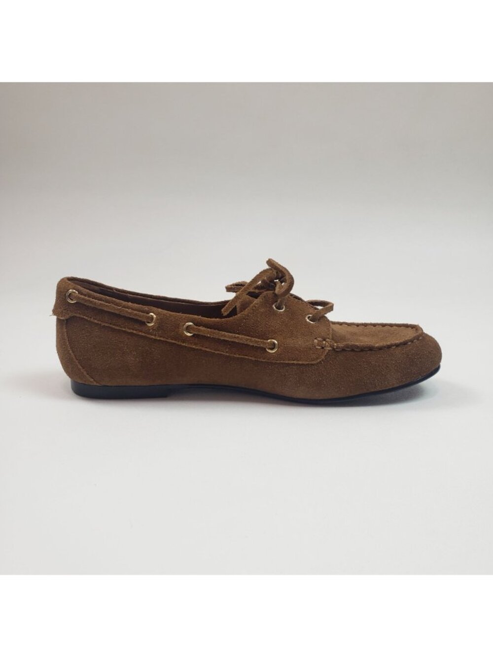 Madewell The Jamie Boat Shoe Women’s 9M Dried Acorn Suede NWOB Extra Laces - Picture 11 of 16